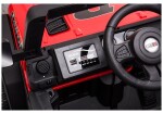 Mamido Dětské elektrické autíčko Jeep Target červené