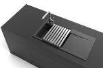 Keramický dřez Villeroy & Boch Subway Style 50, 335101R7, Pure Black 335101R7