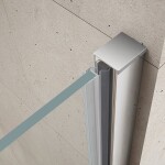 GELCO - LORO Sprchové dveře do niky 900 s pevnou částí, čiré sklo, GN4690 GN4690