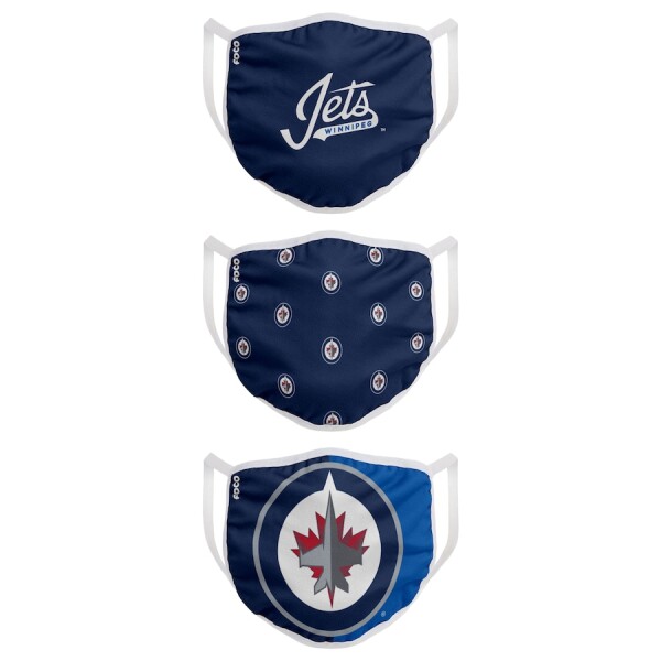 Roušky Winnipeg Jets NHL FOCO - set 3 kusy EU Velikost: dospělá velikost
