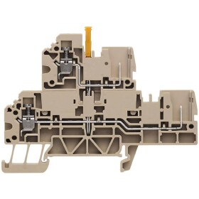 Weidmüller 1305300000 řadová svorka 4 mm šroubovací Tmavě béžová 50 ks