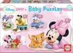 EDUCA Baby puzzle Minnie 5v1 (3-5 dílků)