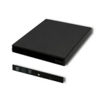 Qoltec 51864 externí mechanika černá / USB 2.0 a SATA / 9.5 mm (51864)