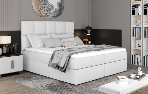 Boxspring Glossy Rozměr: 145 x 210 cm, látka: Soft 17