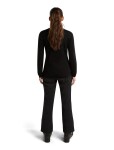 ICEBREAKER Wmns Merino 400 RealFleece Descender LS Zip, Black velikost: S