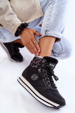 Dámské zateplené boty Lee Cooper LCJ-22-31-1448 černé 37