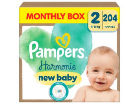 Pampers Harmonie, vel. 2, 204 ks