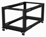 StarTech Otevřený rack 8U mobilní / Otevřený rozvaděč / 4-sloupkový / nastavitelná hloubka 22-40" / nosnost 544 kg (4POSTRACK8U)