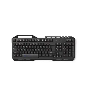NEDIS GKBD200BKUS - Herní Klávesnice Černá / Osvětlení RGB / USB 2.0 / USA Mezinárodní / Kovový Design (GKBD200BKUS)