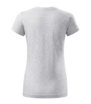 Basic Free tričko dámské světle šedý melír 2XL
