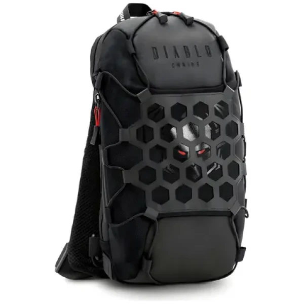 Diablo Chairs Sling Bag černá / Batoh přes rameno / 3 l / voděodolný / USB port (1444)