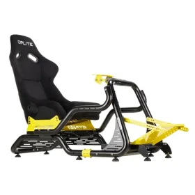 OPLITE Cockpit GTR S8 Elite Force žlutá / Závodní kokpit / kompatibilní s Fanatec, Moza a Thrustmaster / GT, Drift, F1 (OP-GTR-EFY-S8)
