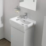 Laufen - Pro Umyvadlová skříňka s dvířky, 380x310x580 mm, panty vpravo, lesklá bílá H4830120954751