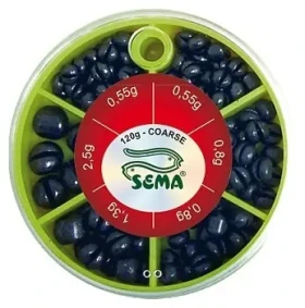Sema Broky dělené hrubé / Rybářské olovo / 120 g