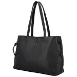 Módní dámská koženková kabelka na rameno Coveri Temari, černá