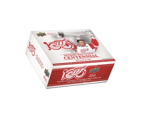 Hokejové Karty NHL 2025-26 Upper Deck Detroit Red Wings Centennial Box Set