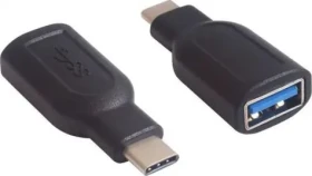 MicroConnect adaptér USB-C (M) - USB3.0 A (F) černá (USB3.1CAAF)