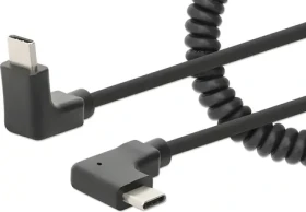 Manhattan USB-C černá / USB kabel / USB-C (M) - USB-C (M) / 1 m (356213)