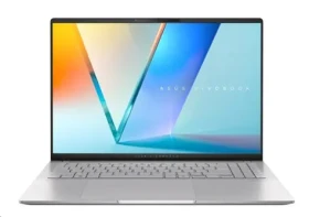 ASUS Vivobook S16 stříbrná / 16" WQXGA+ / Ryzen AI 7 350 2.0GHz / 24GB / 1TB SSD / AMD Radeon Graphics / W11H (M5606KA-OLED063W)