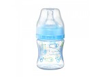 Antikoliková lahvička se širokým hrdlem, 120ml - modrá