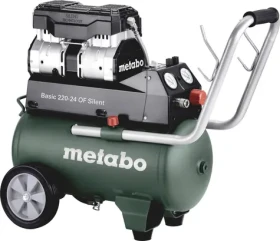 Metabo Basic 220-24 OF Silent / Bezolejový kompresor / 24L / Tlak 8 bar (601593000)