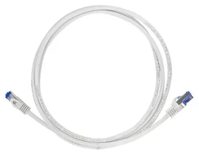 LogiLink patch kabel šedý / Síťový kabel / Cat6A / S/FTP / 10 m / RJ-45 (C6A092S)