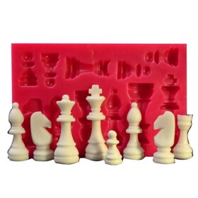 Cesil Silikonová forma Šachy velké 9,2 cm