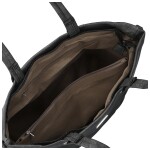 Stylová dámská koženková kabelka na rameno Mileta, šedá