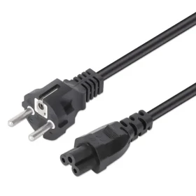 Manhattan napájecí kabel CEE7/7 - IEC C5 černý / Napájecí kabel / 1 m / 250 V (354172)