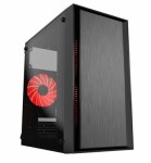 Gembird CCC-FORNAX-960R Fornax 960R černá / micro-ATX / 3x 120 / 2x USB3.0 / bez zdroje / průhledná bočnice (CCC-FORNAX-960R)