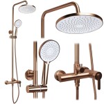 REA - Sprchový set Ontario Brush Copper REA-P9496