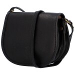 Malá dámská kožená crossbody Lorentii, černá