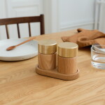 GEJST Mlýnek na sůl a pepř Sina Oak / Brass, přírodní barva, dřevo, kov