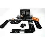 TODDLEROAD 2003 SADA MĚSTO - flexibilní silnice - 14 silikonových puzzle dílů