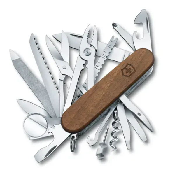 VICTORINOX Kapesní nůž Swiss Champ Wood (1.6791.63)