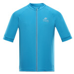 Pánský cyklistický dres ALPINE PRO SAGEN neon atomic blue L