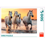 Puzzle Koně v příboji 500 dílků