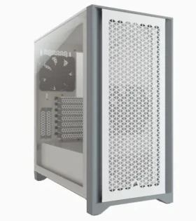 Corsair 4000D TG Airflow bílá / Mid-Tower / E-ATX / 1xUSB 3.0 / 2xUSB 3.2 Gen2 typ-C / průhledná bočnice (CC-9011201-WW)