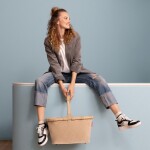 Nákupní košík Reisenthel Carrybag Frame Cord sand