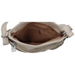 Trendová dámská koženková crossbody Creato, béžová