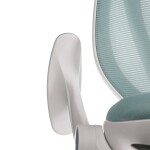 Dětská židle, výškově nastavitelná, modrá síťovina, KA-C806 BLUE