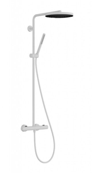 HANSGROHE - Pulsify S Puro Sprchový set s termostatem, průměr 26 cm, 1 proud, matná bílá 24222700