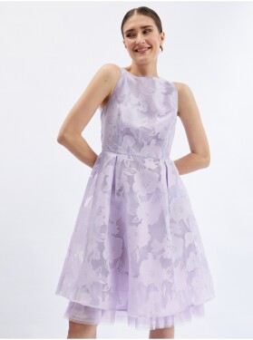 Orsay Světle fialové dámské šaty ozdobným detailem dámské