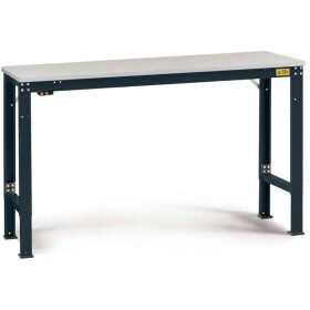Manuflex LU7046.7016 ESD ESD pracovní stůl univerzální speciální základní stůl s plastové desky, Šxhxv = 1500 x 600 x 728-1028 mm antracitová