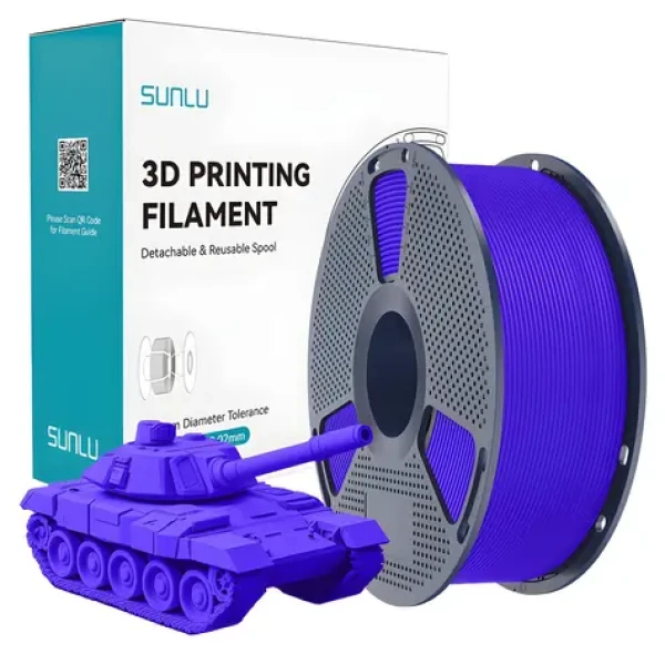 Sunlu Filament PLA+ High-Speed modrá / Struna pro 3D tiskárnu / vysokorychlostní / 1,75 mm / 1 kg (PLA+ H-S Blu)