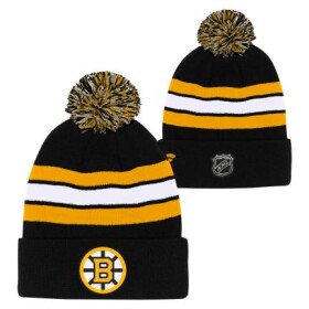 Outerstuff Dětská zimní čepice Boston Bruins NHL Cuffed Beanie With Pom