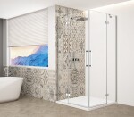 GELCO - TRINITY CHROM čtvercový kout 1200x1200 rohový vstup, čiré sklo, GT2212-12C-CH GT2212-12C-CH