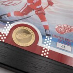 Obraz Detroit Red Wings NHL Moritz Seider Bronze Coin