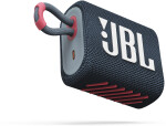 JBL GO 3 modrá Coral / Přenosný reproduktor / Bluetooth / výdrž 5 hodin / IPX7 (JBL GO3BLUP)