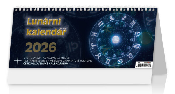 Stolní kalendář 2026 Helma - Lunární